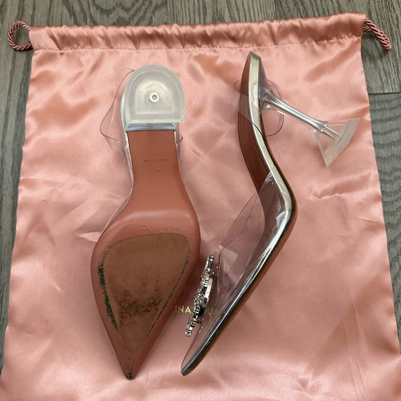 SOLD! AMINA MUADDI BEGUM PVC SLINGBACK - Picture 8 of 9